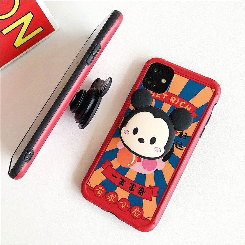 可爱立体卡通网红同款懒人手机气囊支架伸缩指环扣防丢桌面通用款,淘宝优惠券,粉丝福利购,淘宝优惠卷