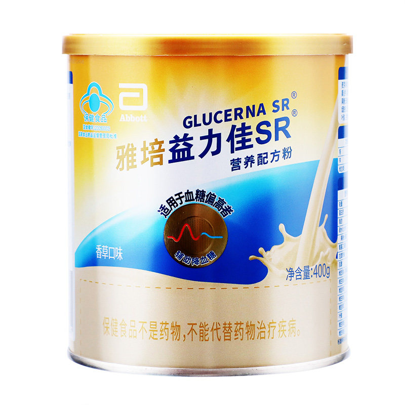 雅培益力佳sr营养配方粉400g香草味 大参林大药房大豆分离蛋白/混合蛋白