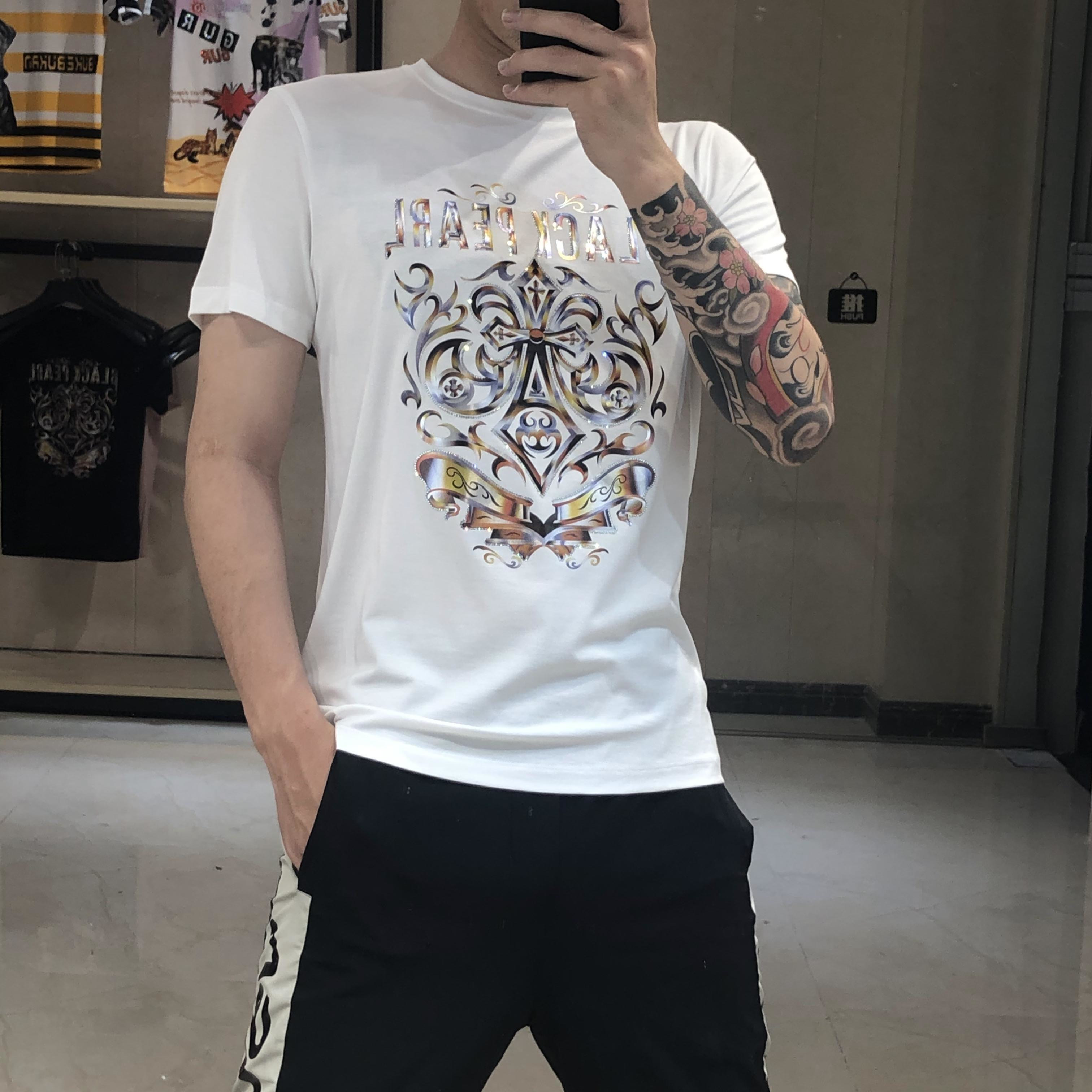 2020夏季新款欧美男士丝光棉t恤 davidromeoT恤