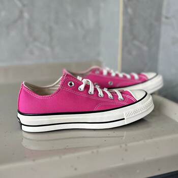 Converse Converse 2023 Autumn 1970 Glitter Pink Couple High-top Canvas Shoes A04594 A07083C Dragon Fruit