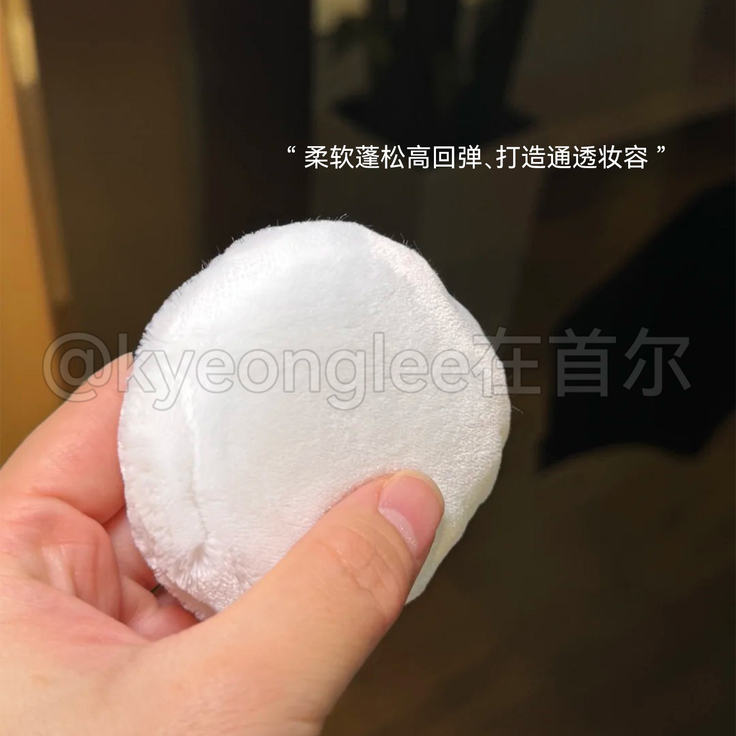 尔木萄粉扑散粉蜜粉定妆植绒小圆形毛绒大绒面干粉饼尔木葡气垫女,淘宝优惠券,粉丝福利购,淘宝优惠卷