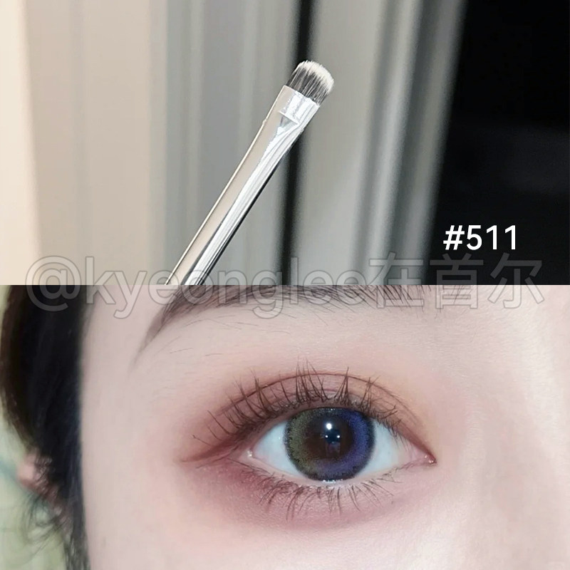 fillimilli眼部化妆刷套组pro版S级513斜角刀锋眼线刷511卧蚕刷 - 图1
