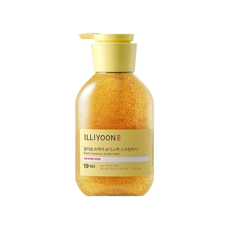illiyoon一理润柚子磨砂沐浴露VC沐浴液清香温和去角质泡沫细腻,淘宝优惠券,粉丝福利购,淘宝优惠卷