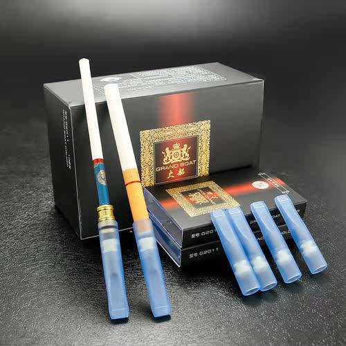 大船一次性抛弃型烟嘴三重过滤男女士吸烟专用烟具过滤器焦油滤嘴 - 图1