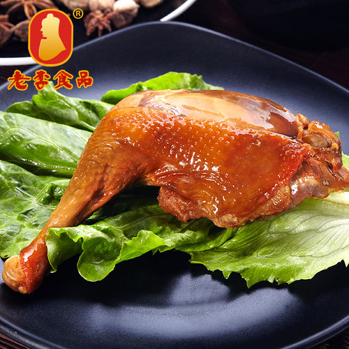 温州特产零食老李五香大鸡腿卤味小吃即食鸡肉类85克*3包 - 图2