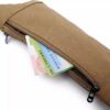 Canvas sports and casual lightweight jogging waist bag