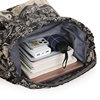 Large capacity versatile drawstring printed nylon backpack