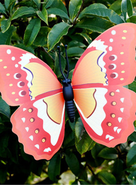 蝴蝶婚庆园艺插花塑料防水道具