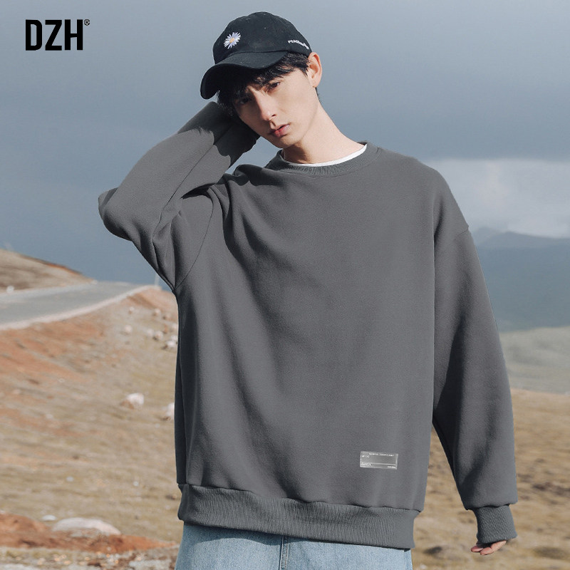 男士冬季上衣2021新款男装加厚卫衣 dzh卫衣