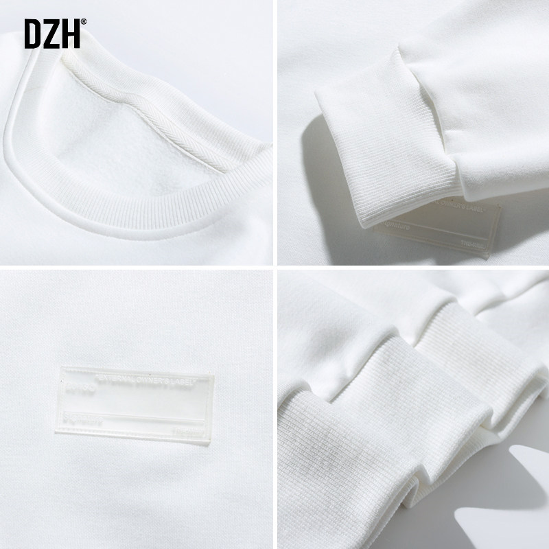 dzh男士秋装潮牌圆领日系情侣卫衣 dzh卫衣