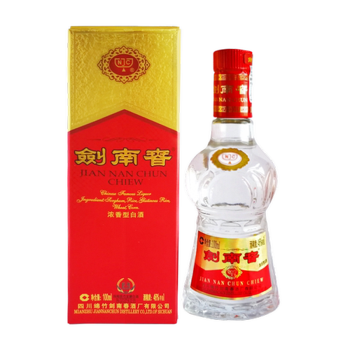 剑南春46度100ml*2瓶装小酒+天佑德42度125ml*4瓶小黑青稞白酒 - 图0