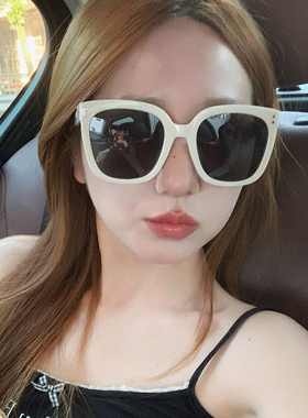 Jennie同款韩国联名墨镜女ins大脸显瘦太阳眼镜防紫外线2024新款