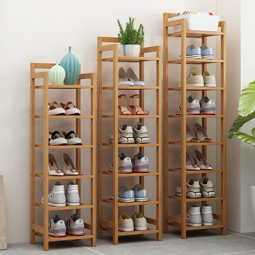 Простая стойка для обуви вертикальная много -слоя в помещении для спальни домашняя дверь гостиная гостиная