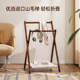 Solid wood clothes hanger mid-century style bedroom secondary net coat rack