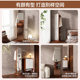 Full length floor mirror home movable rotating
