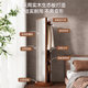 Full length floor mirror home movable rotating