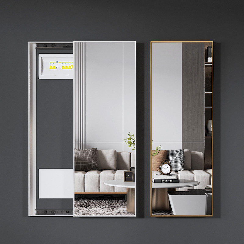 全身镜遮挡电表箱可关闭可推拉弱电箱穿衣镜电表箱装饰遮挡大镜子,淘宝优惠券,粉丝福利购,淘宝优惠卷