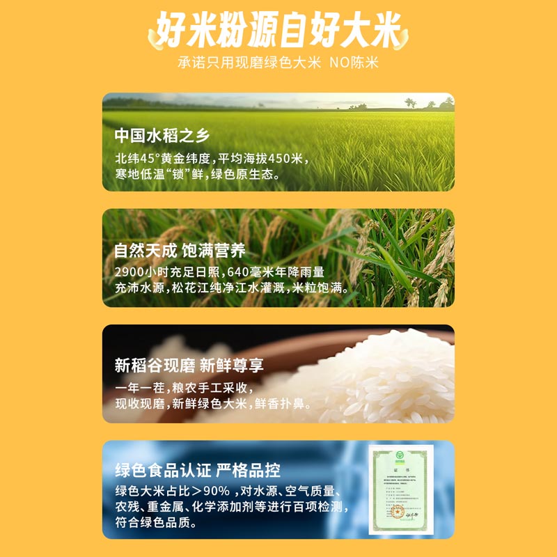 贝斯美绿色米粉宝宝辅食DHA+AA钙铁锌五谷杂粮营养米糊268g