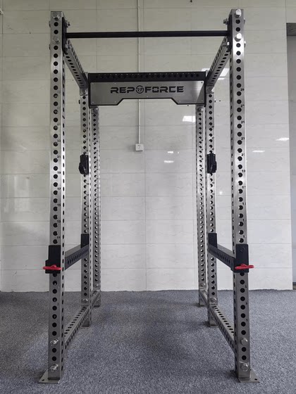 Squat rack, bench press rack, pull-ups, high and low pull-ups