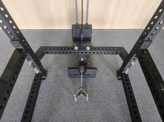 High pull down back training low pull down row REP
