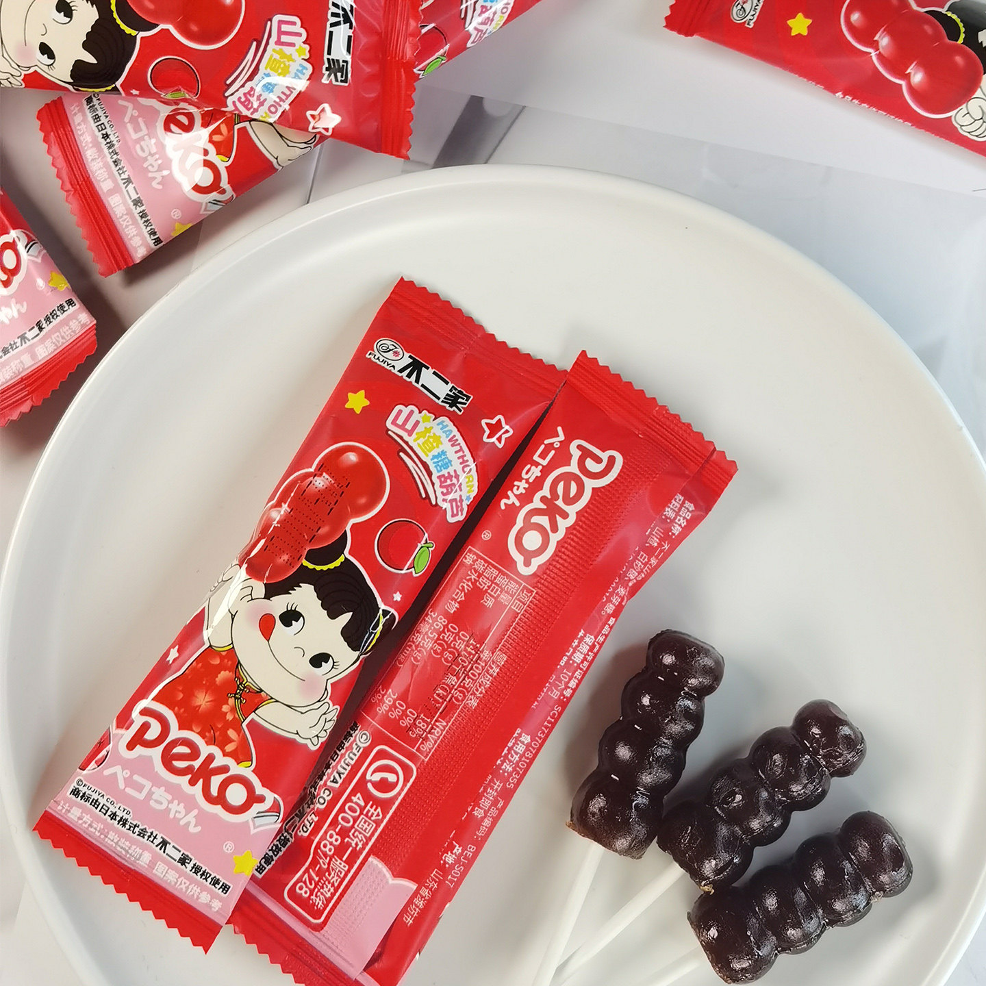 不二家山楂糖葫芦果蜜饯儿童休闲解馋零食山楂棒棒糖结婚喜糖喜礼,淘宝优惠券,粉丝福利购,淘宝优惠卷