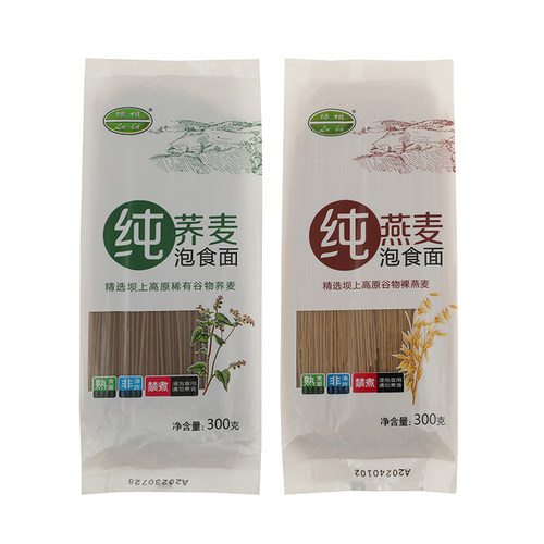 绿坝纯莜麦面张家口坝上特产莜面方便面原味燕麦泡食面速食面条 - 图3