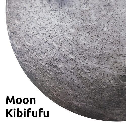 Kibifufu圆形高难度地球月球火星成人版1000片拼图 正版 - 图1