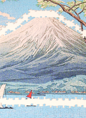 Kibifufu浮世绘富士山拼图