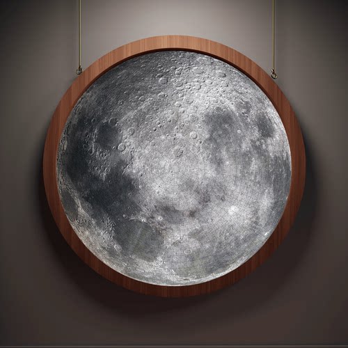 Kibifufu圆形高难度地球月球火星成人版1000片拼图 正版 - 图0