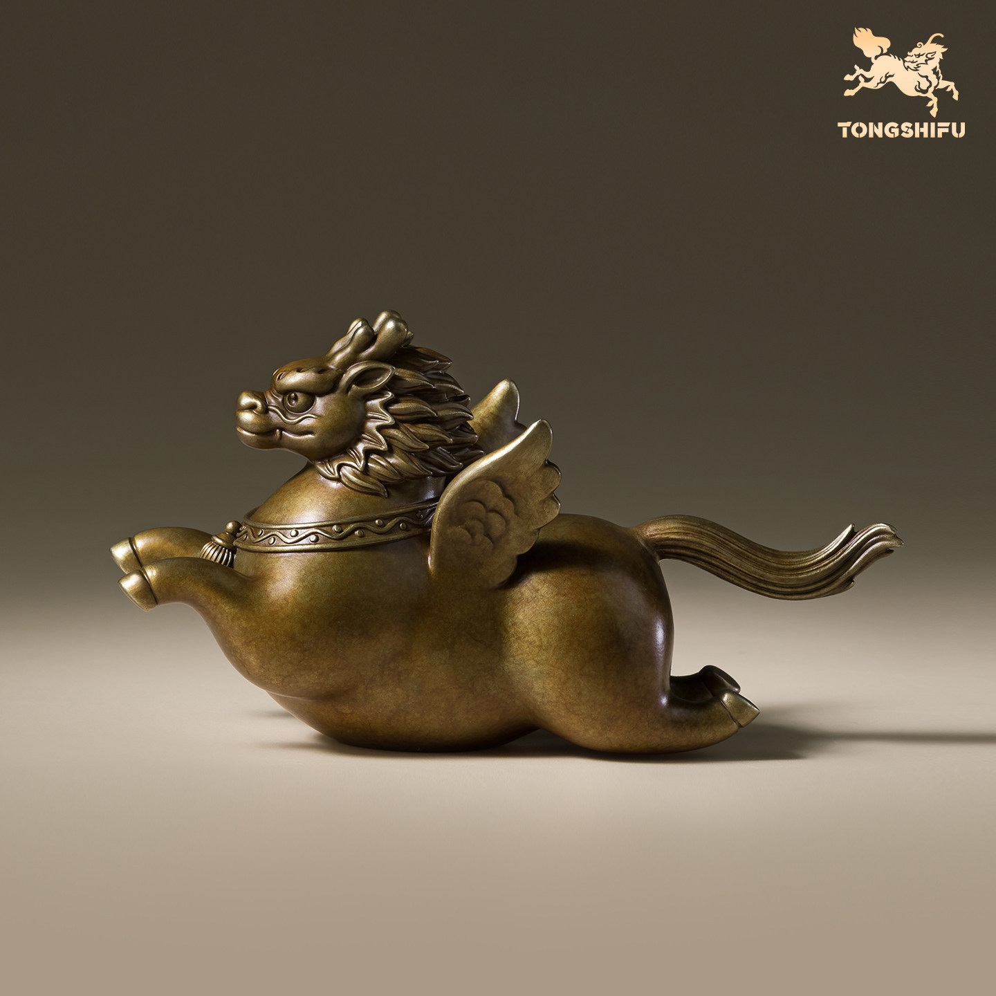 铜师傅《萌版龙马（上新了故宫联名）》客厅桌面生肖马摆件吉祥物,淘宝优惠券,粉丝福利购,淘宝优惠卷