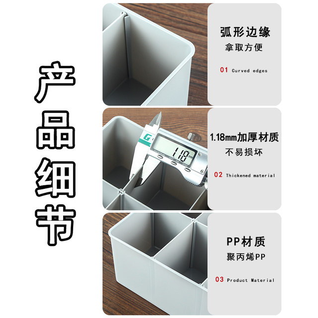 Seal storage box multi-grid financial seal management tool