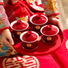 Feixun changed his mouth to tribute teacup wedding suit a pair of wedding bowls