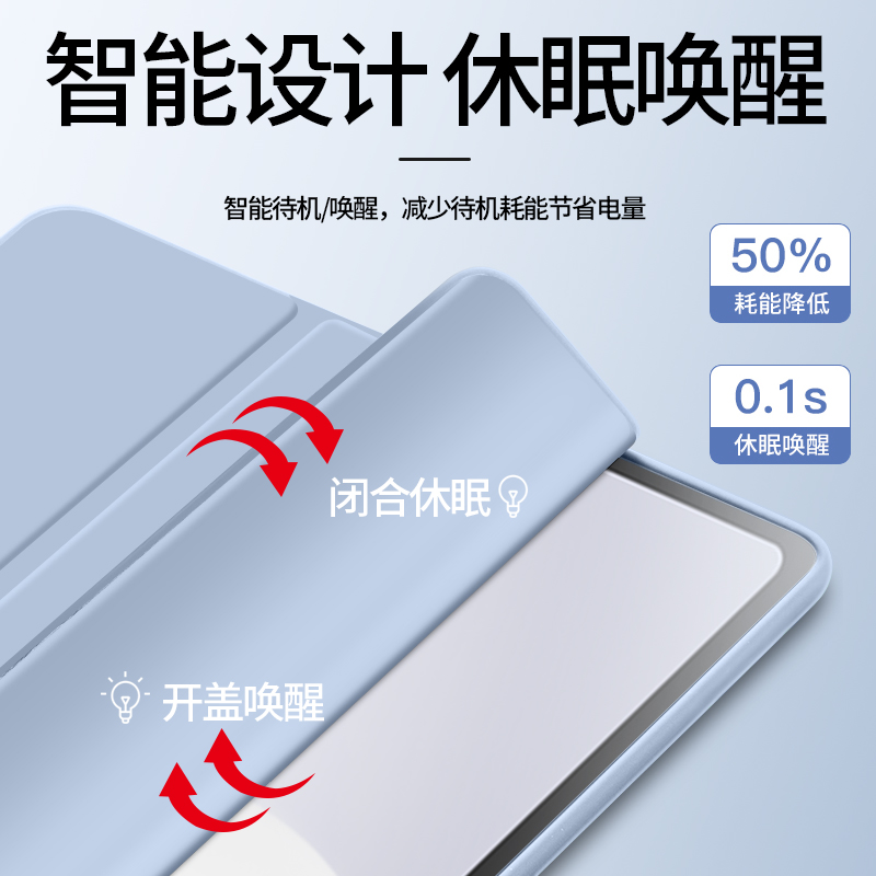 适用oppopadair2保护套oppopad三折磁吸oppopadair平板保护壳11.4寸padair软壳oppo硅胶11全包oppoair防摔pad - 图2