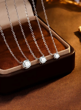 赵露思同款鼻屎钻项链颈间一滴泪