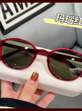 高级感板材泡芙墨镜女款可配近视