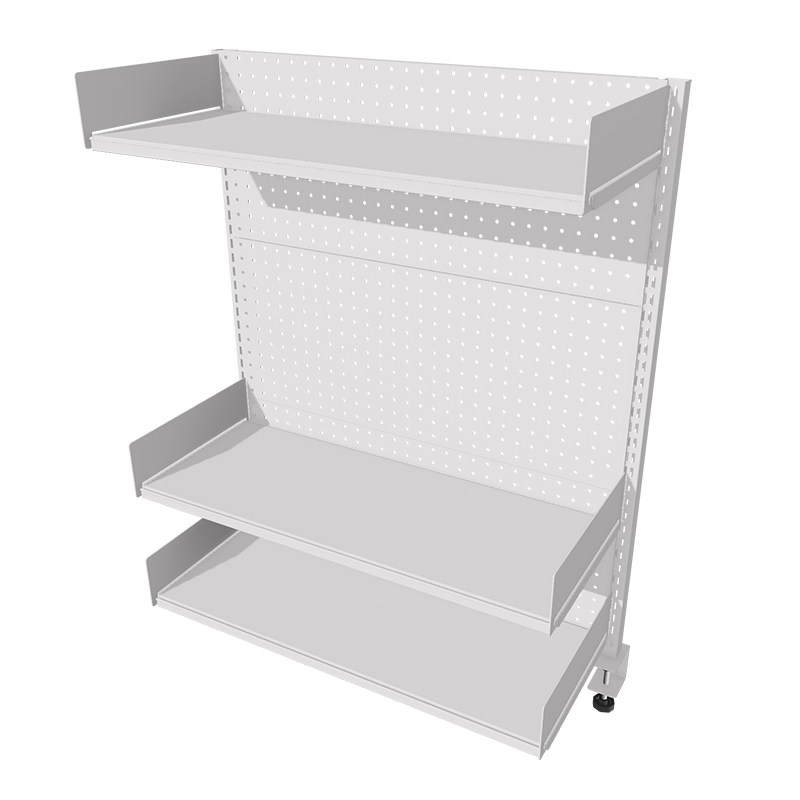 Poor punch-free table hole board storage display rack