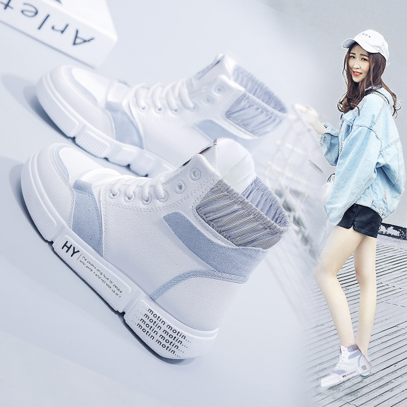 倾馨鞋类专营店年秋季新款秋冬百搭休闲运动小白高帮女鞋ins潮鞋子爆款秋鞋3