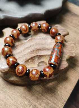 男女款三眼手串玉髓藏式