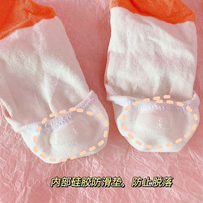 哈喽沙小姐可爱日系夏天袜子女短袜浅口夏季薄款ins潮韩国硅胶防滑隐形船袜2