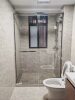 Customized one-line simple stainless steel partition sliding door