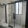 Customized one-line simple stainless steel partition sliding door