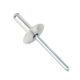 Big hat pull rivet semi-circular head pulling core