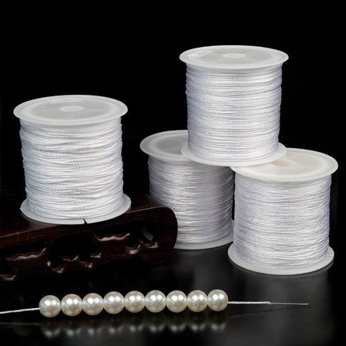 耐磨穿珍珠专用线超细手工串手链项链的线diy配件细线串珠线绳子 - 图1