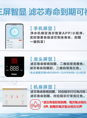 海尔净水HRO10H11/77/800CF1滤芯
