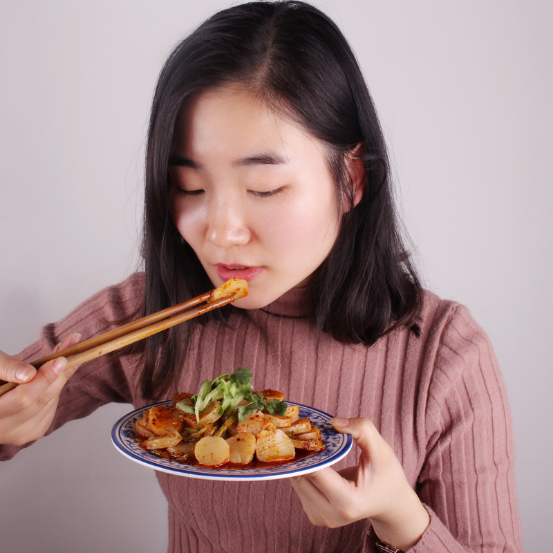 陕西特产呱呱擀面皮 现做现发真空包装速食送调料非天水凉菜300g - 图2