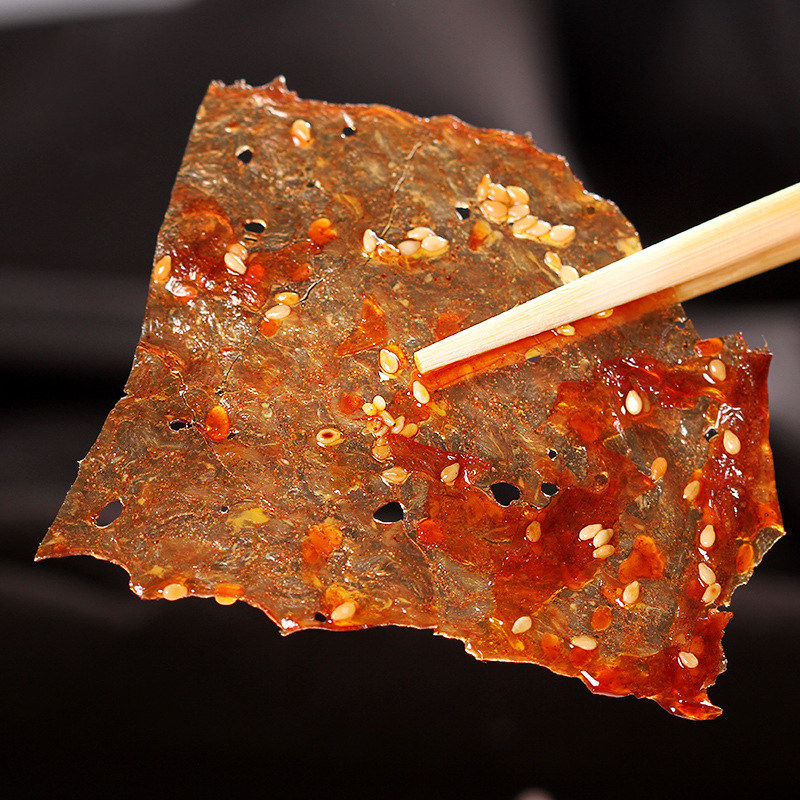 老川东灯影牛肉片80g铁罐装五香麻辣牛肉干零食四川成都特产达州_虎窝淘