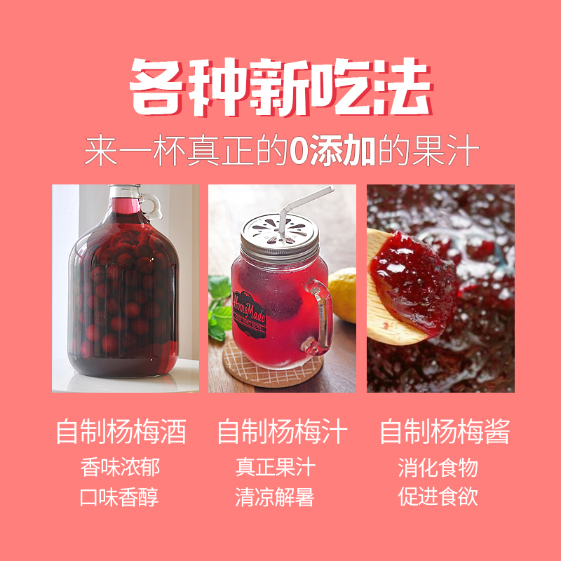 苏虞旗舰店仙居杨梅新鲜冷冻冰冻速冻泡酒杨梅冰镇孕妇东魁杨梅3斤 顺丰包邮3