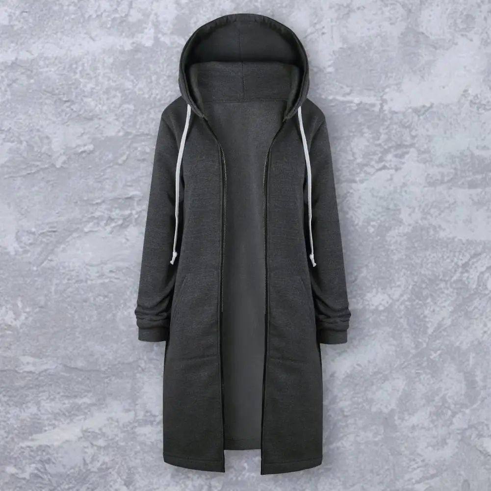 Autumn and winter hooded long sleeved mid length outer女外套,淘宝优惠券,粉丝福利购,淘宝优惠卷