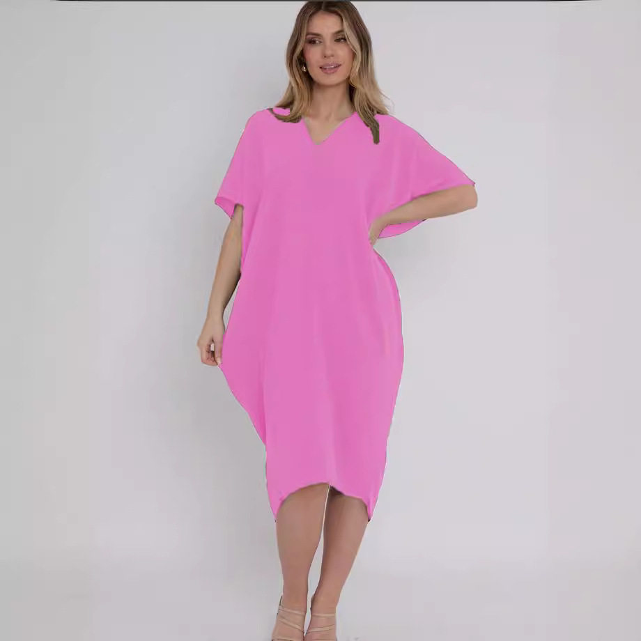 2024 Summer Women's Split Mid Length Dress女开叉中长款连衣裙,淘宝优惠券,粉丝福利购,淘宝优惠卷