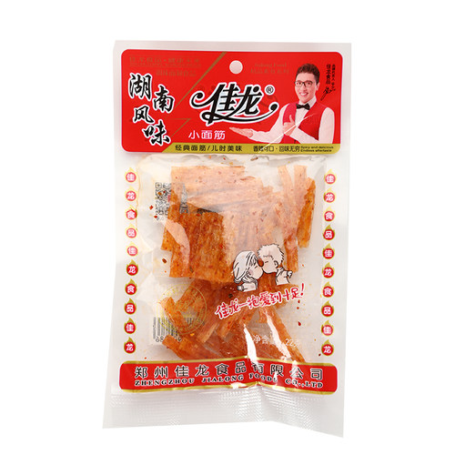 佳龙细面筋20g香辣湖南风味儿时怀旧辣条地摊商用休闲辣条 - 图2